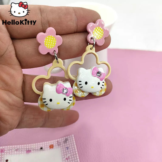 Hello Kitty Clip Earrings